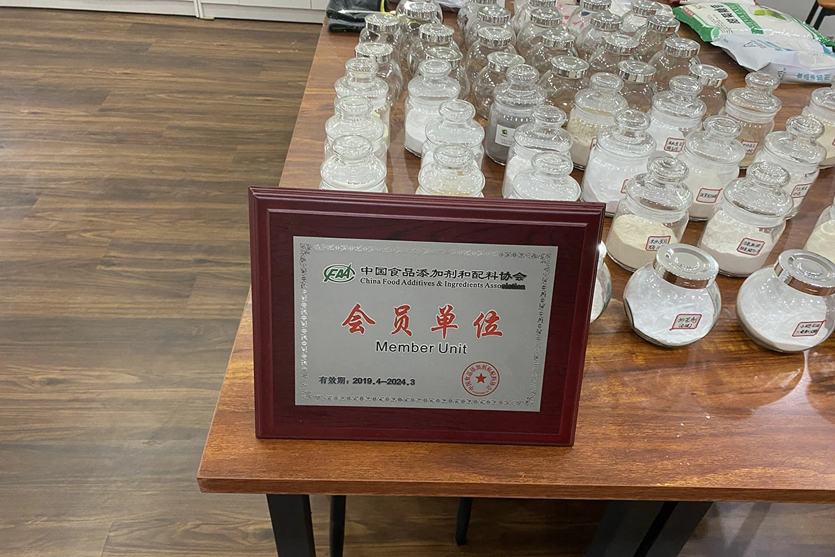 CFAA membership certificate of Anrui Biotech, proving certified credibility and trusted food ingredient supplier status.